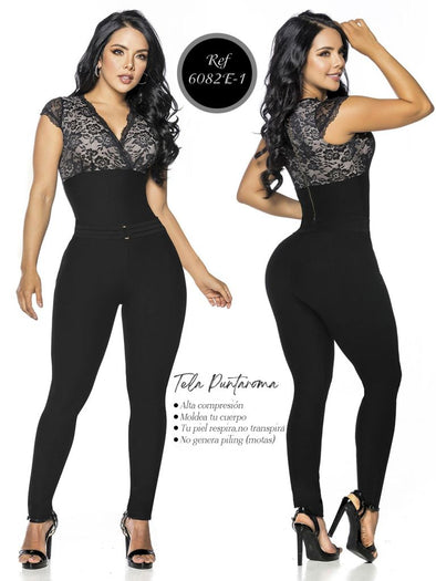 6082 E-1  Buttlifting Jumpsuit Colombiano