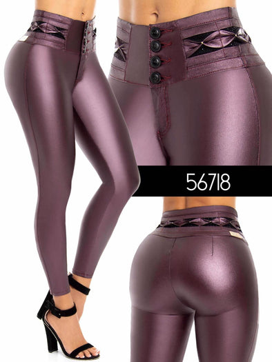 56718 Revel Purple Butt Lifting Jeans