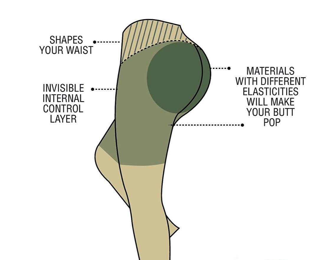 Legging bota ancha con control en abdomen y muslos