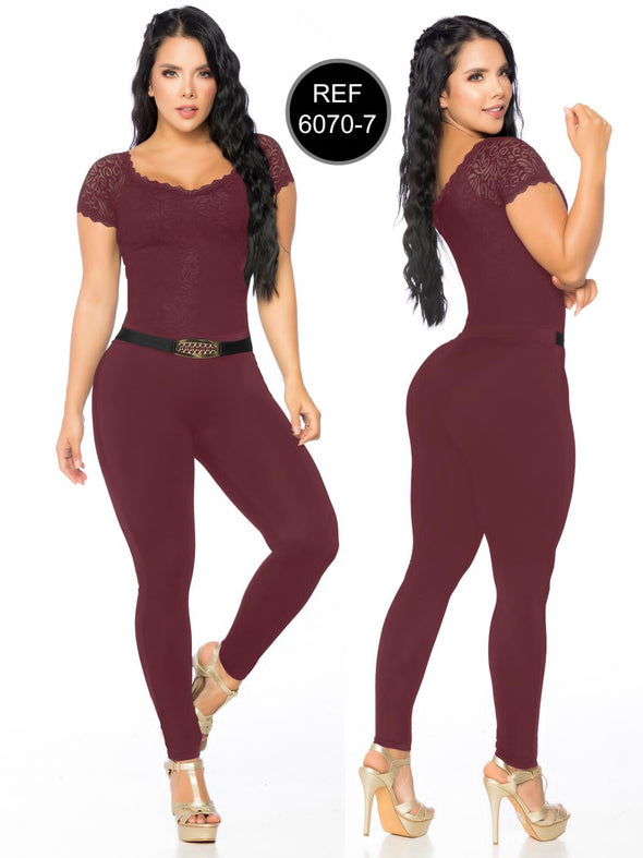 6070-7  Buttlifting Jumpsuit Colombiano