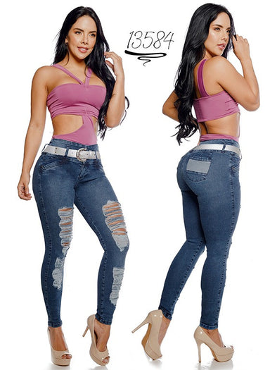 13584 Cheviotto Butt Lifting Jeans