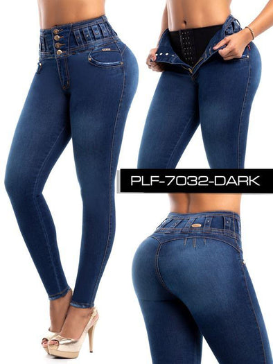 7032-Dark  Pitbull Butt Lifting Jeans