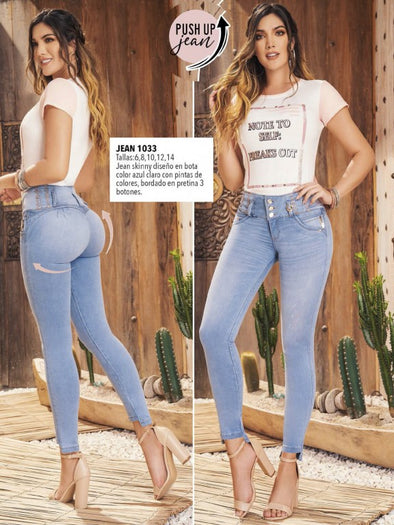1033 Fazined  Butt Lifting Jeans